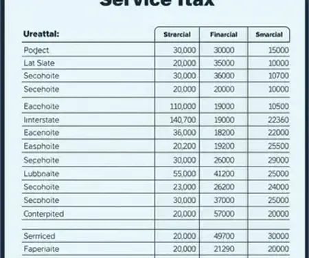 Imposto prestação de serviço simples: tabela atualizada